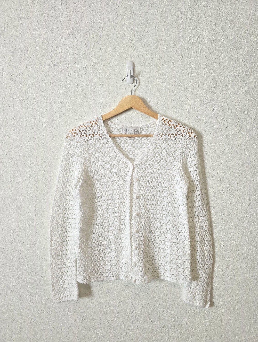Vintage Crochet Knit Cardigan XS/S